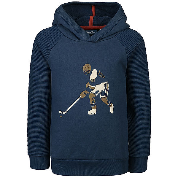 Sanetta Kapuzen-Sweatshirt ICE HOCKEY in true navy