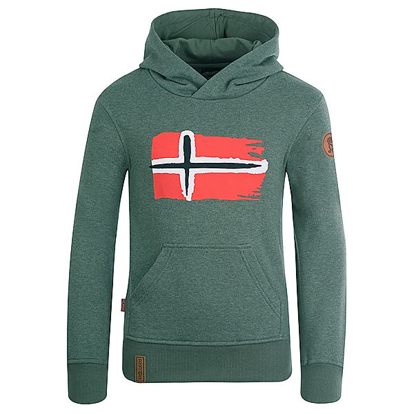 TROLLKIDS Kapuzen-Sweatshirt KIDS TRONDHEIM in khaki