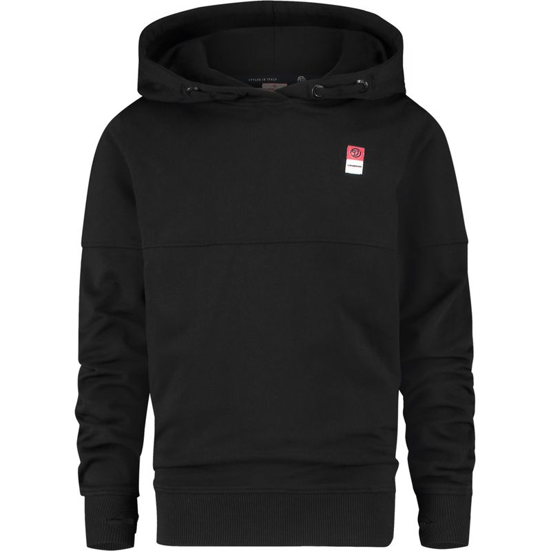 Kapuzen-Sweatshirt LOGO CREW in deep black