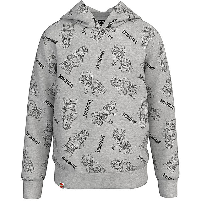 Kapuzen-Sweatshirt melange M12010654 grey in kaufen