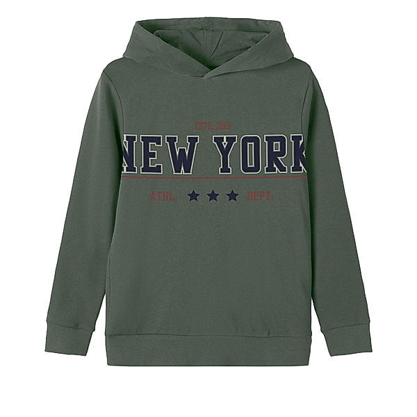 name it Kapuzen-Sweatshirt NKMLIVOS in agave green