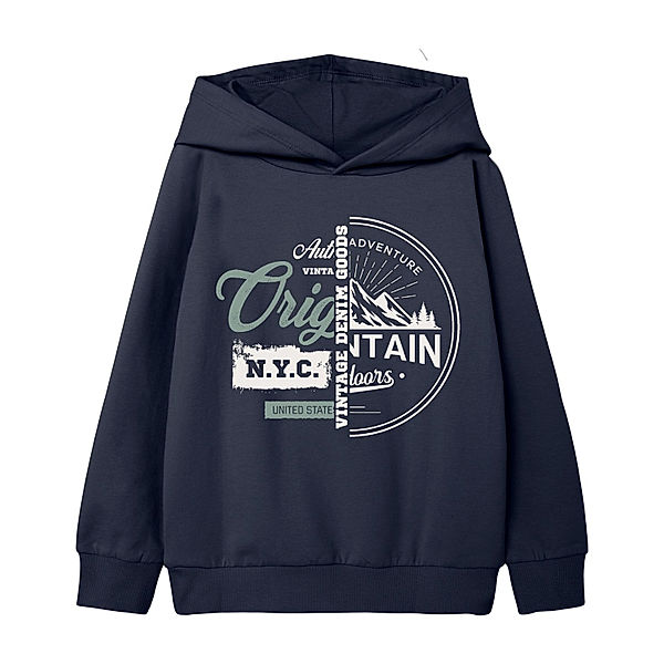 name it Kapuzen-Sweatshirt NKMVUGO VINTAGE in dark sapphire