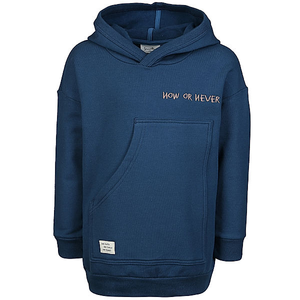 Sanetta Pure Kapuzen-Sweatshirt NOW OR NEVER in blue storm