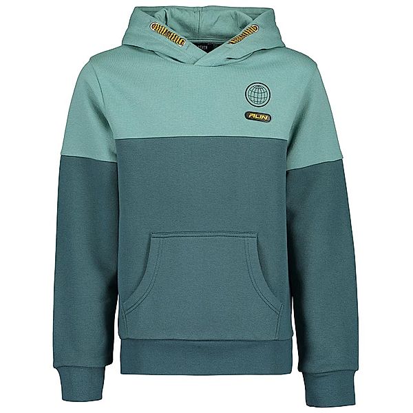 BLUE SEVEN Kapuzen-Sweatshirt RUN mit Innenfleece in blau