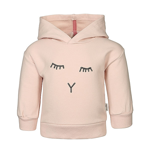 Sanetta Kapuzen-Sweatshirt SCHMUSEHASE in light rose