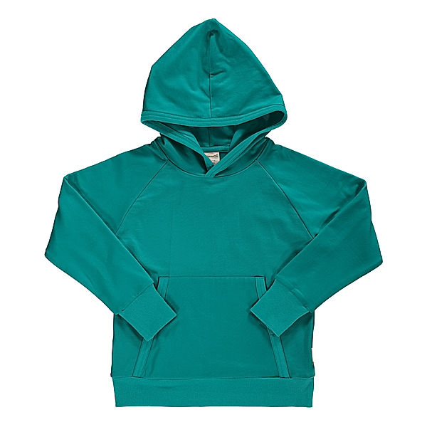 Maxomorra Kapuzen-Sweatshirt SOLID in lagoon