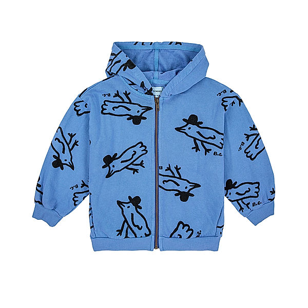 Bobo Choses Kapuzensweatjacke MR BIRDIE in navy blue