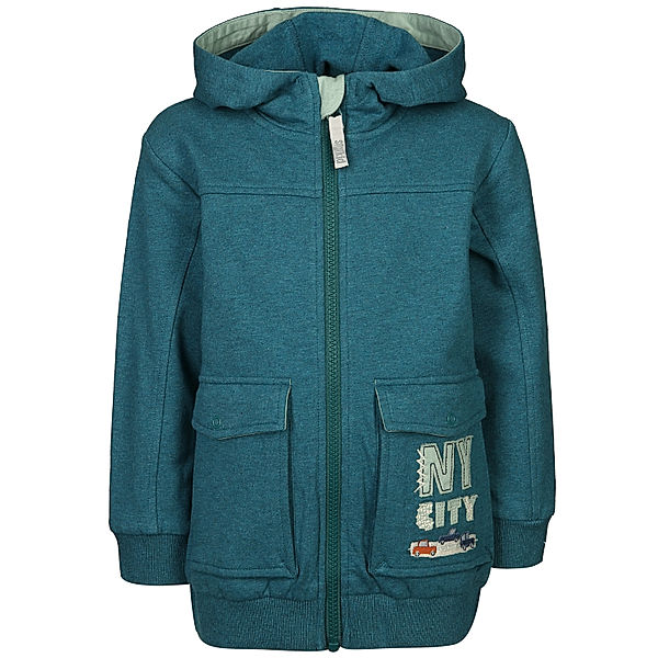 Sigikid Kapuzensweatjacke NY CITY in petrol