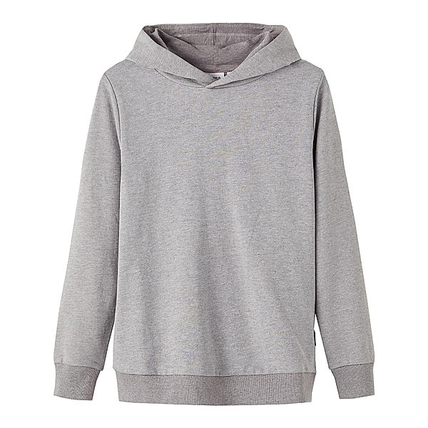 name it Kapuzensweatshirt NKMNESWEAT in grey melange