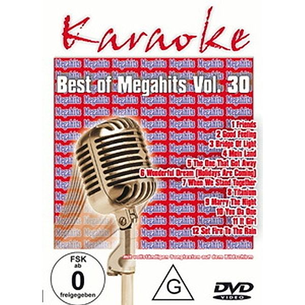 Karaoke - Best of Megahits Vol. 30, Karaoke