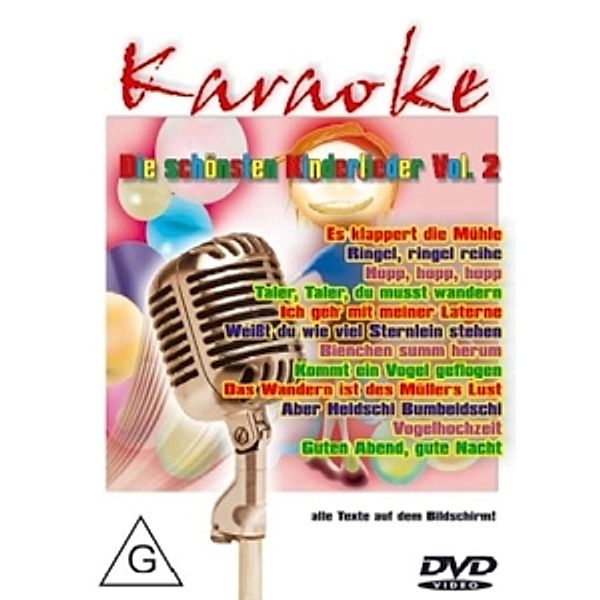 Karaoke - Die schönsten Kinderlieder - Vol. 2, Karaoke, Various