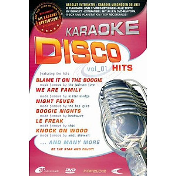 Karaoke: Disco Hits Vol. 1, Karaoke