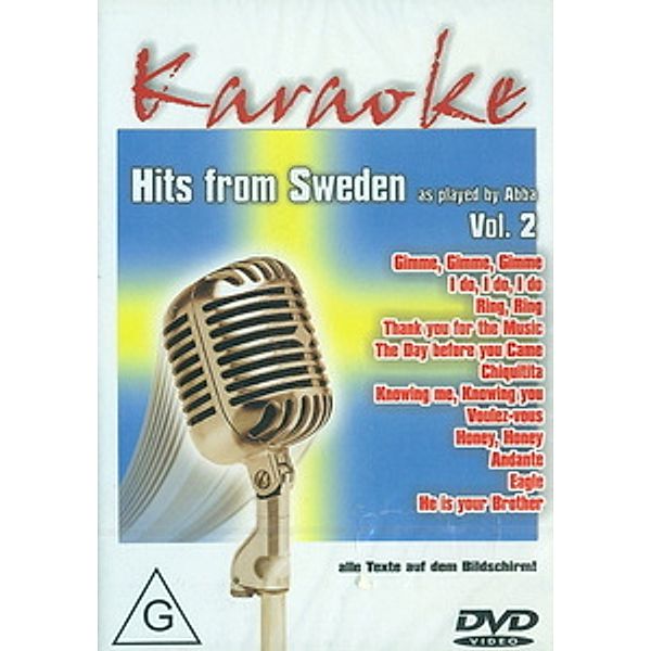 Karaoke - Hits from Sweden As Played By Abba Vol. 2, Karaoke