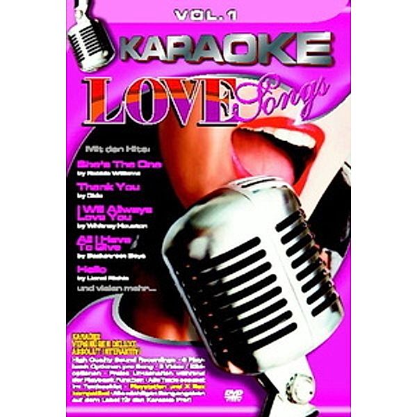 Karaoke - Love Songs Vol. 1, Karaoke