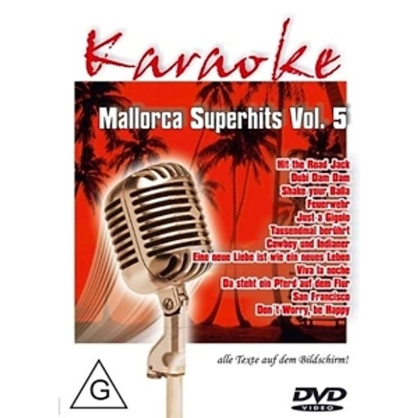 Karaoke: Mallorca Superhits Vol. 5, Karaoke, Various