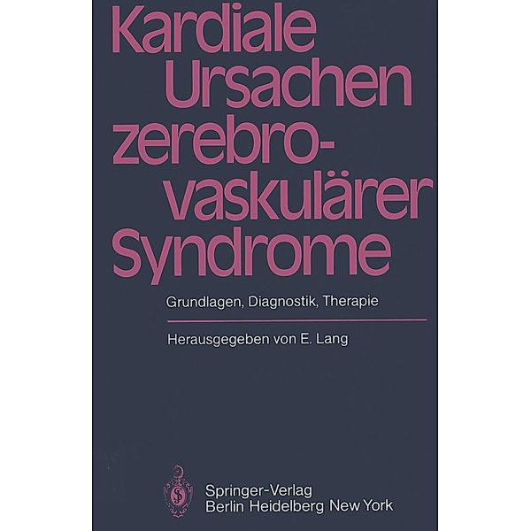 Kardiale Ursachen zerebrovaskulärer Syndrome