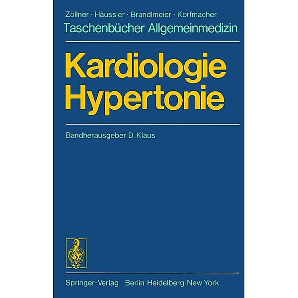 Kardiologie. Hypertonie / Taschenbücher Allgemeinmedizin