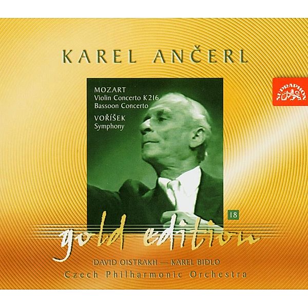Karel Ancerl Gold  Edition Vol.18, Oistrach, Bidlo, Ancerl, Czech PO