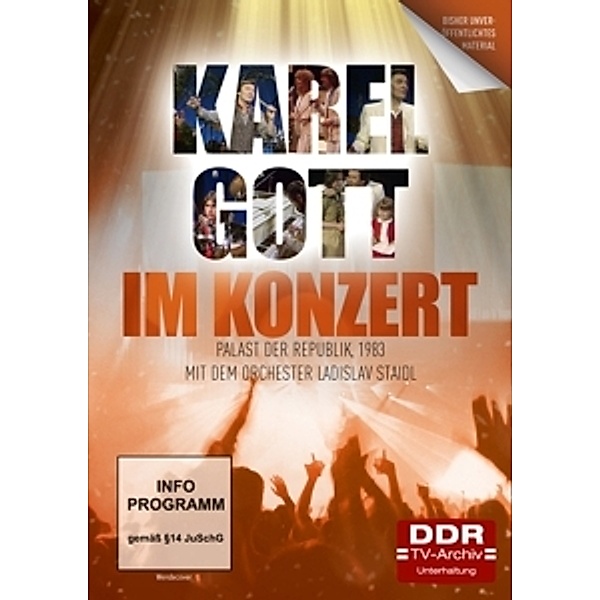 Karel Gott - Im Konzert 1983 mit dem Orchester Ladislav Staidl (DDR TV-Archiv) DDR TV-Archiv, Im Konzert: Karel Gott 1983, DVDMit dem Orchester L