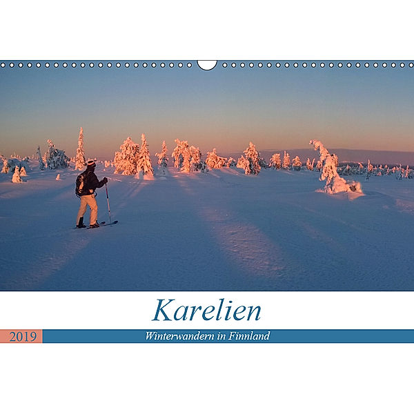 Karelien - Winterwandern in Finnland (Wandkalender 2019 DIN A3 quer), Rolf Dietz