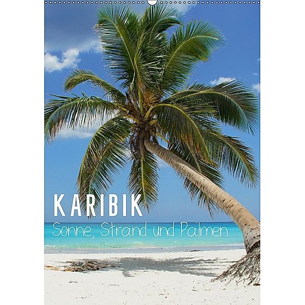 Karibik - Sonne, Strand und Palmen (Wandkalender 2018 DIN A2 hoch), M.Polok