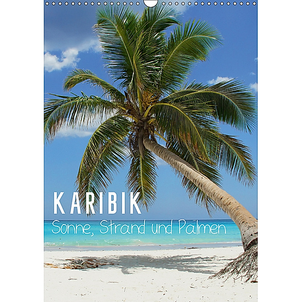 Karibik - Sonne, Strand und Palmen (Wandkalender 2019 DIN A3 hoch), M. Polok