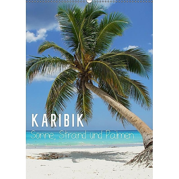 Karibik - Sonne, Strand und Palmen (Wandkalender 2019 DIN A2 hoch), M. Polok