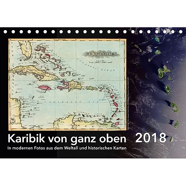 Karibik von ganz oben (Tischkalender 2018 DIN A5 quer), k. A. tunabooks/olf