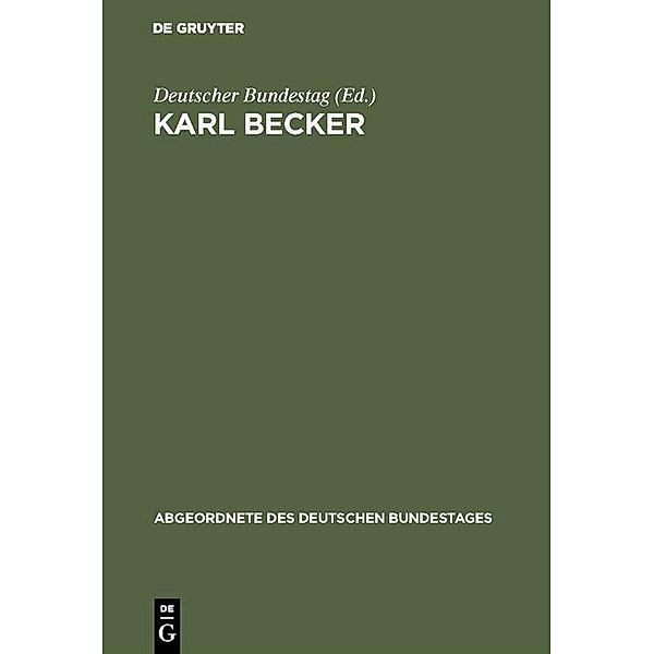 Karl Becker / Jahrbuch des Dokumentationsarchivs des österreichischen Widerstandes
