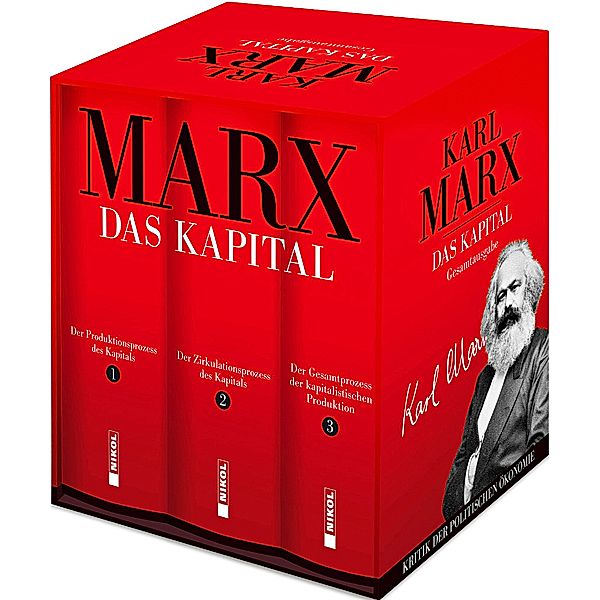 Karl Marx: Das Kapital (Vollständige Gesamtausgabe), 3 Teile, Karl Marx