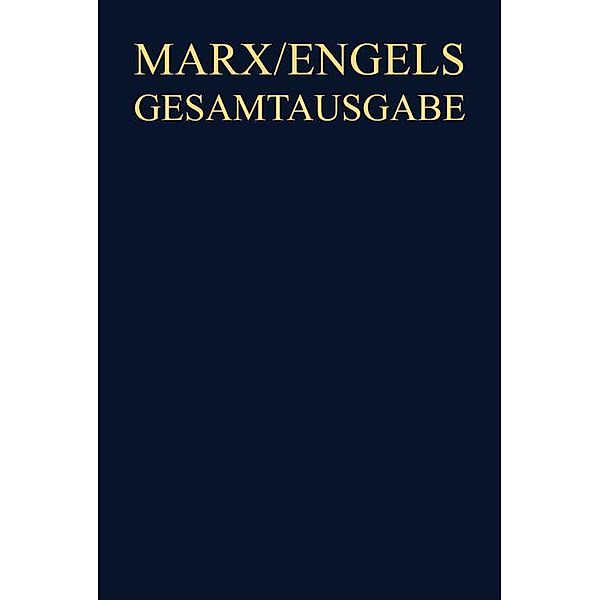 Karl Marx / Friedrich Engels: Werke, Artikel, Entwürfe Juli 1849 bis Juni 1851