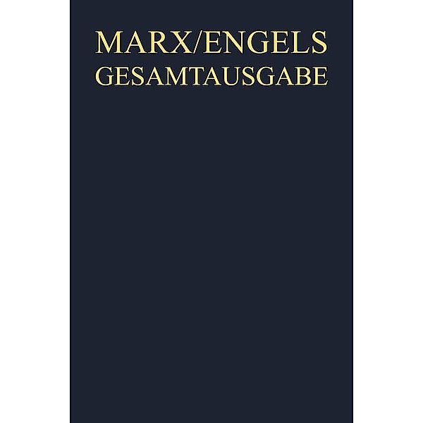 Karl Marx / Friedrich Engels: Werke, Artikel, Entwürfe, Dezember 1872 bis Mai 1875