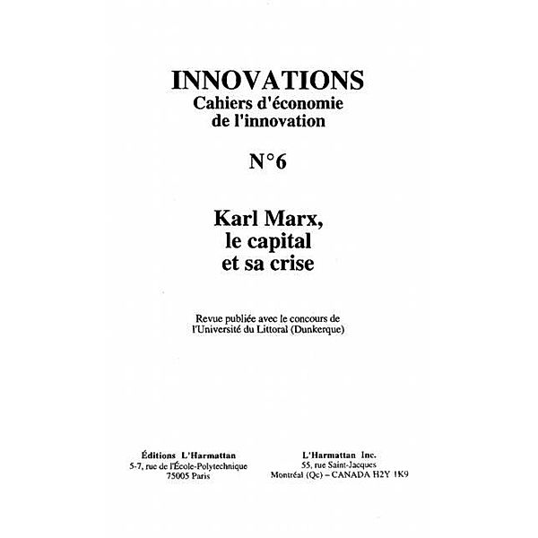 Karl Marx, Le Capital et sa crise / Hors-collection, Collectif
