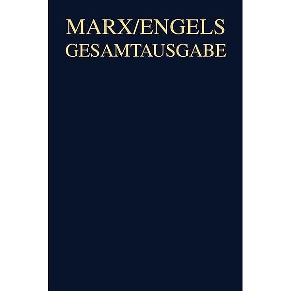 Karl Marx, Ökonomische Manuskripte 1863-1868 / Karl Marx; Friedrich Engels: Gesamtausgabe (MEGA). Das Kapital und Vorarbeiten