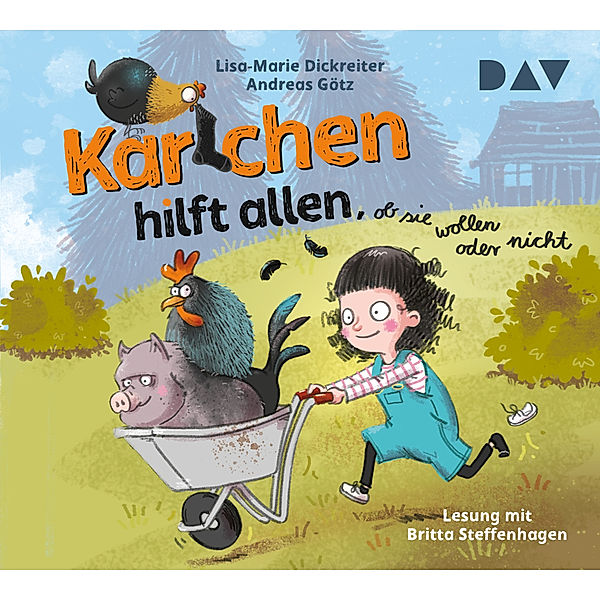 Karlchen hilft allen, ob sie wollen oder nicht,4 Audio-CD, Lisa-Marie Dickreiter, Andreas Götz