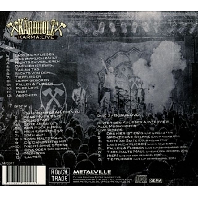 Karma Live 2 CDs + DVD Digipak-Set CD von Kärbholz | Weltbild.de