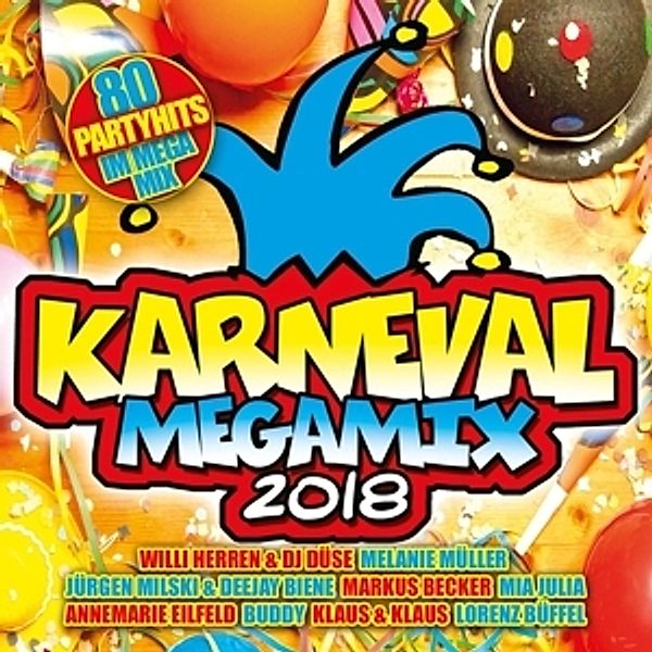 Karneval Megamix 2018, Diverse Interpreten