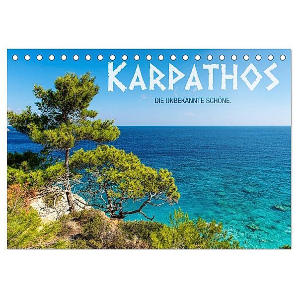 Karpathos - die unbekannte Schöne (Tischkalender 2024 DIN A5 quer), CALVENDO Monatskalender, Frank Mitchell