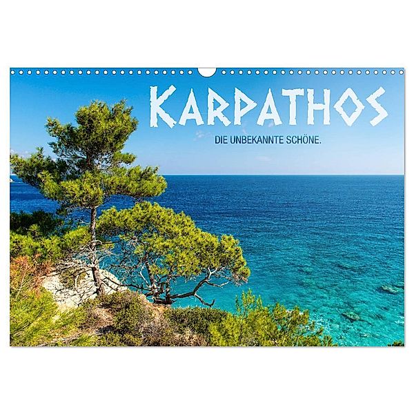 Karpathos - die unbekannte Schöne (Wandkalender 2024 DIN A3 quer), CALVENDO Monatskalender, Frank Mitchell