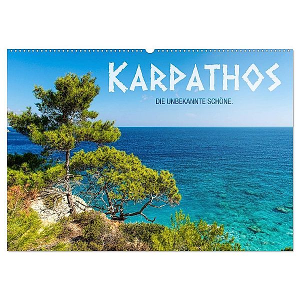 Karpathos - die unbekannte Schöne (Wandkalender 2024 DIN A2 quer), CALVENDO Monatskalender, Frank Mitchell