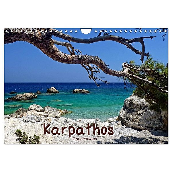 Karpathos / Griechenland (Wandkalender 2024 DIN A4 quer), CALVENDO Monatskalender, Monika Reiter