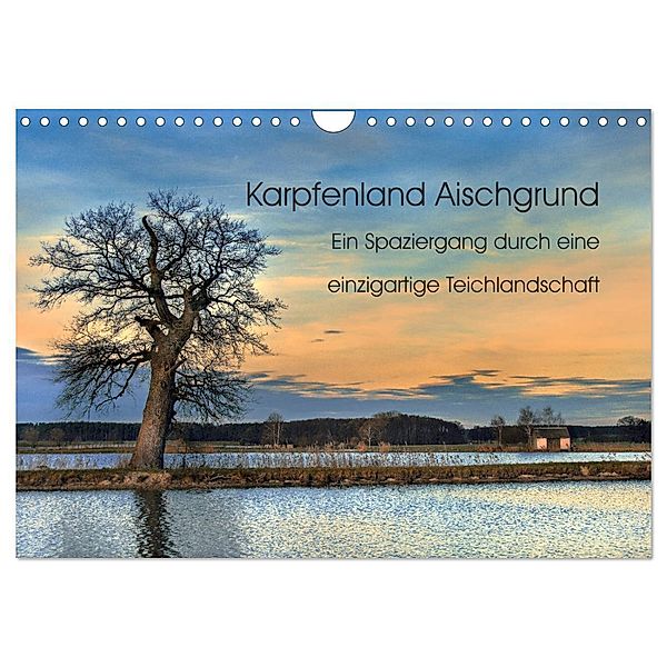 Karpfenland Aischgrund (Wandkalender 2024 DIN A4 quer), CALVENDO Monatskalender, silvimania