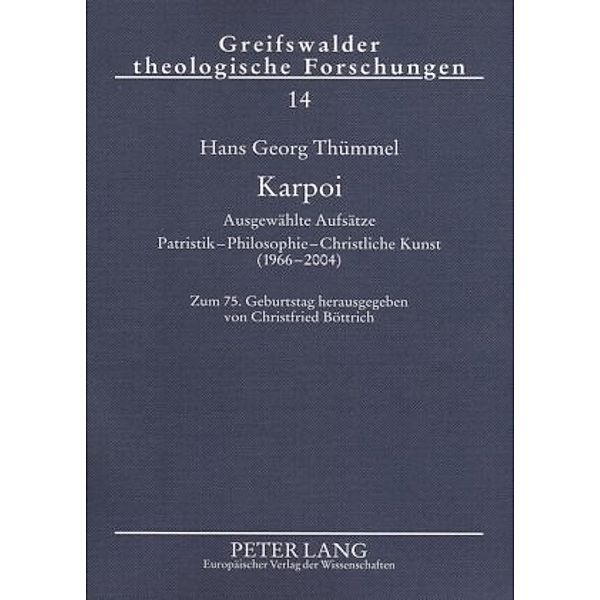 Karpoi, Christfried Böttrich, Hans G. Thümmel