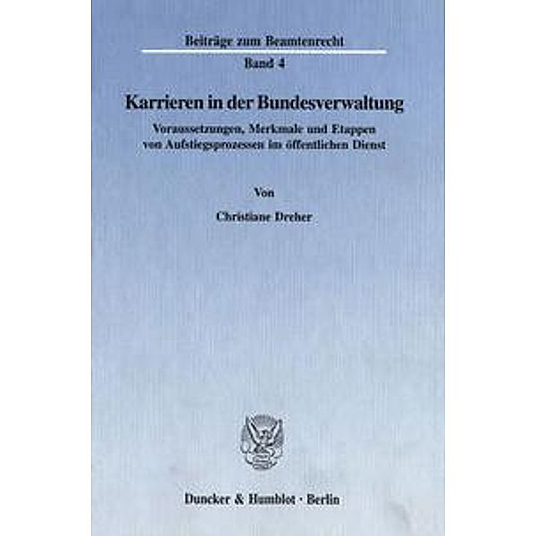 Karrieren in der Bundesverwaltung., Christiane Dreher