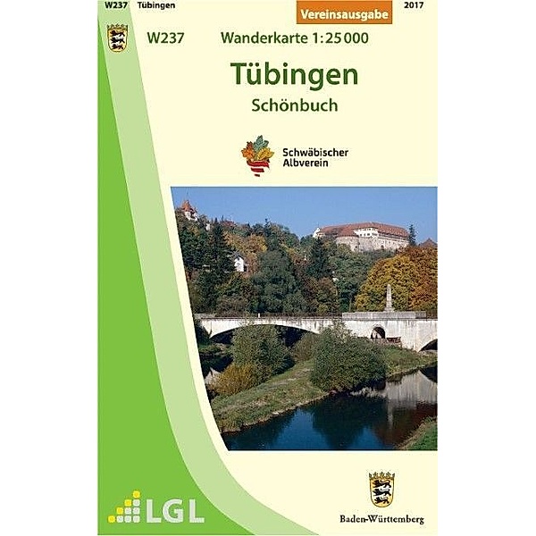 Karte des Schwäbischen Albvereins / W237 / W237 Tübingen - Schönbuch