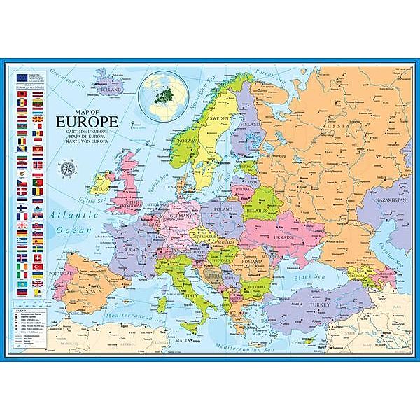 Eurographics Karte von Europa (Puzzle)