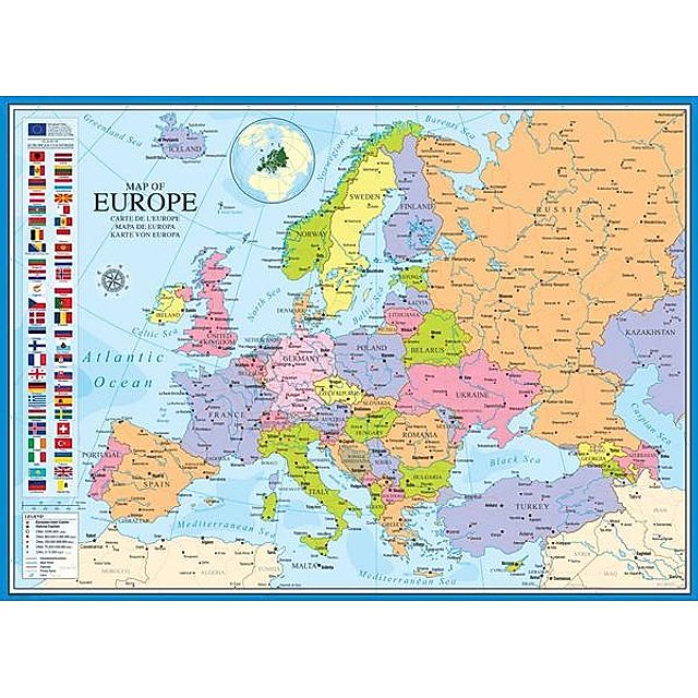Karte von Europa Puzzle jetzt bei Weltbild.at bestellen