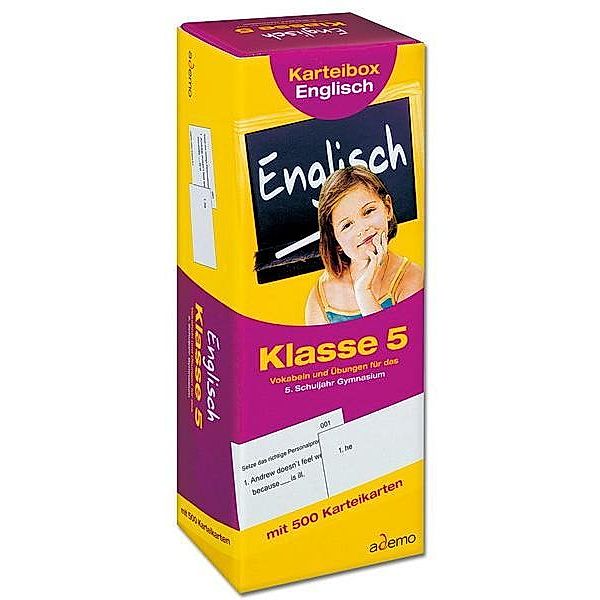 Karteibox Englisch, ademo Verlag