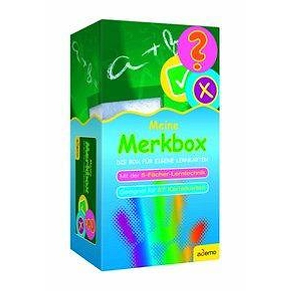 Karteibox Meine Merkbox A7, ademo Verlag
