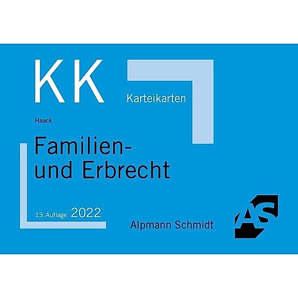 Karteikarten Familien- und Erbrecht, Claudia Haack